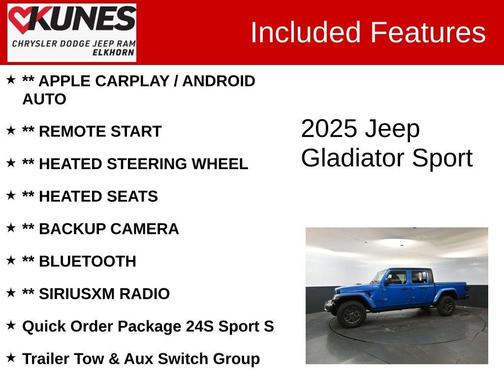 2025 Jeep Gladiator Sport