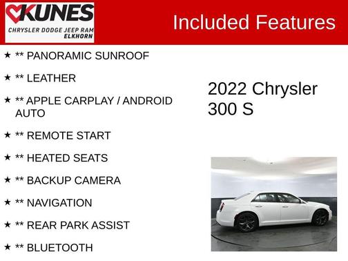 2022 Chrysler 300 S