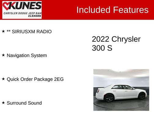2022 Chrysler 300 S