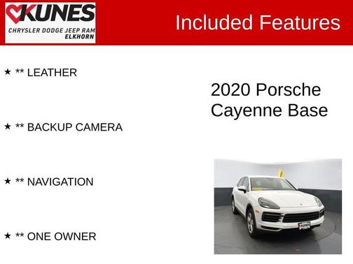 2020 Porsche Cayenne Base