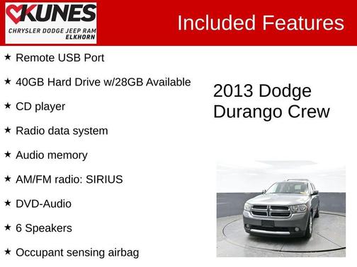 2013 Dodge Durango Crew