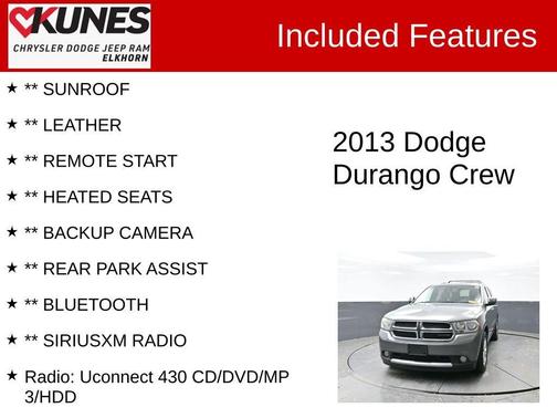 2013 Dodge Durango Crew