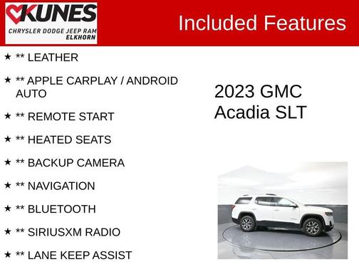 2023 GMC Acadia SLT