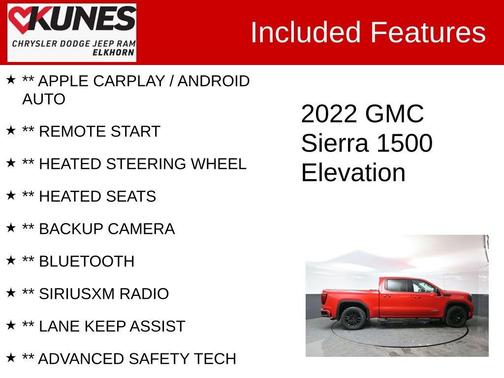 2022 GMC Sierra 1500 Elevation