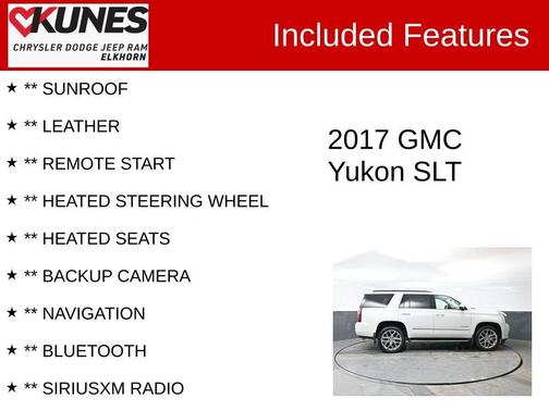 2017 GMC Yukon SLT