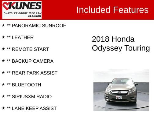 2018 Honda Odyssey Touring