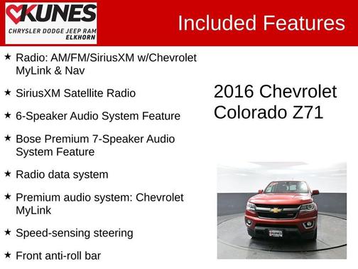2016 Chevrolet Colorado Z71