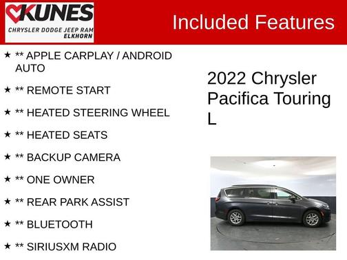 2022 Chrysler Pacifica Touring-L