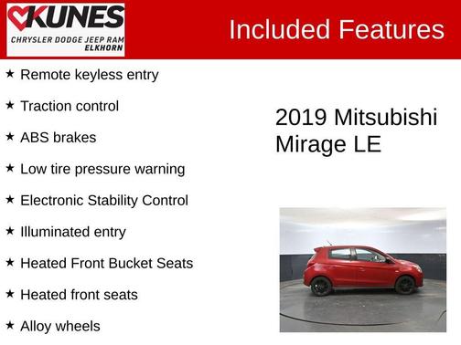 2019 Mitsubishi Mirage
