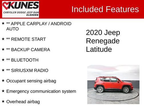 2020 Jeep Renegade Latitude
