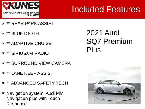 2021 Audi SQ7 4.0T Premium Plus