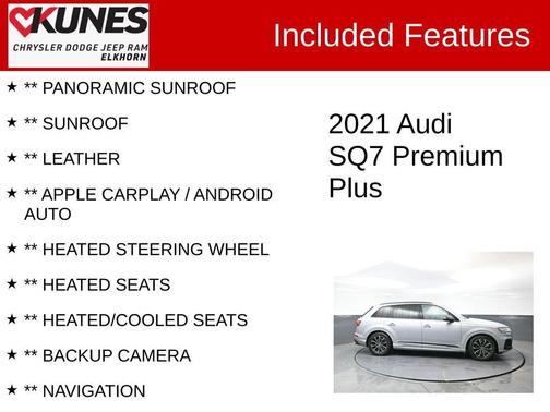 2021 Audi SQ7 4.0T Premium Plus