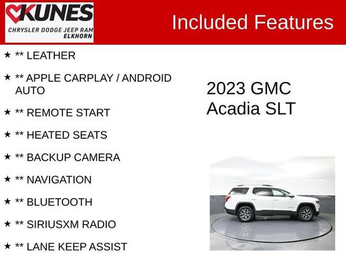 2023 GMC Acadia SLT