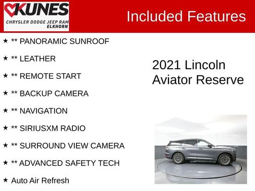 2021 Lincoln Aviator Reserve AWD