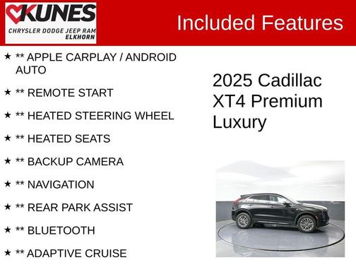 2025 Cadillac XT4 Premium Luxury