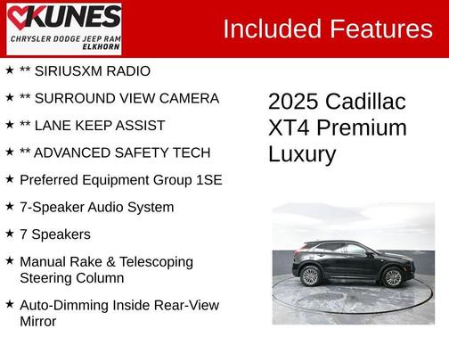 2025 Cadillac XT4 Premium Luxury