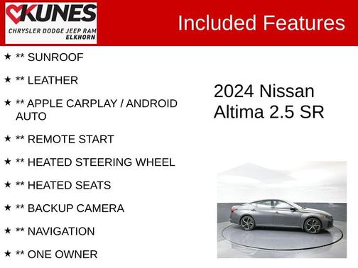 2024 Nissan Altima 2.5 SR