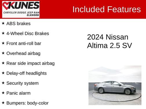 2024 Nissan Altima 2.5 SV