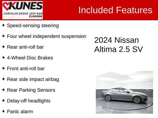 2024 Nissan Altima 2.5 SV