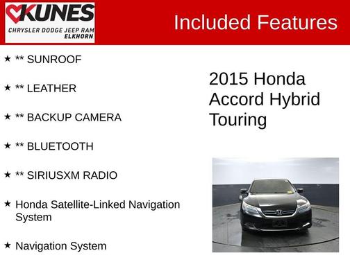 2015 Honda Accord Hybrid Touring