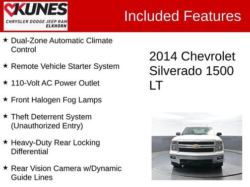 Summit White 2014 Chevrolet Silverado 1500 LT