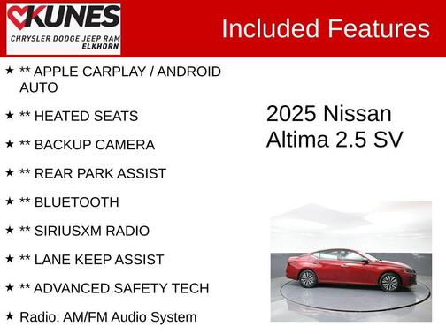 2025 Nissan Altima SV