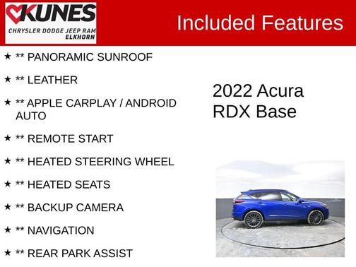 2022 Acura RDX A-Spec Advance Package