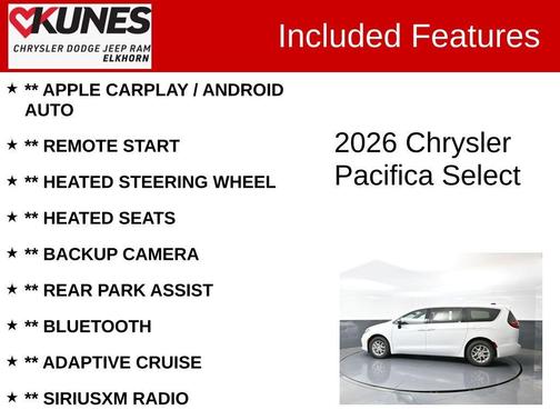 2026 Chrysler Pacifica Select