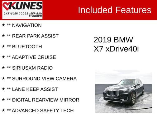 2019 BMW X7 xDrive40i