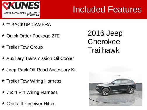 2016 Jeep Cherokee Trailhawk
