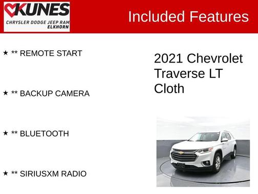 2021 Chevrolet Traverse LT Cloth
