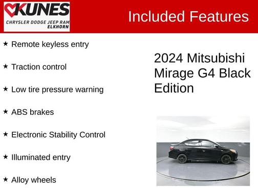 2024 Mitsubishi Mirage G4 Black Edition