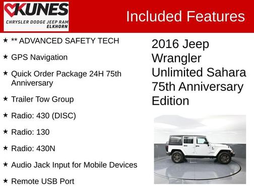 2016 Jeep Wrangler Unlimited Sahara