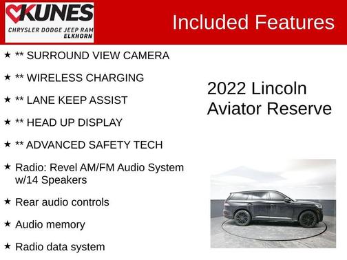 2022 Lincoln Aviator Reserve AWD