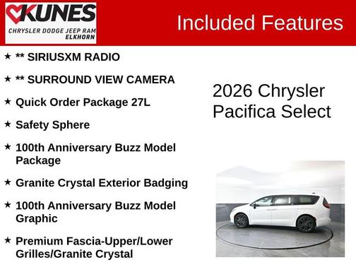 2026 Chrysler Pacifica Select