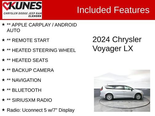 2024 Chrysler Voyager LX