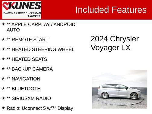 2024 Chrysler Voyager LX