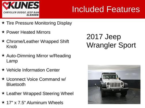 2017 Jeep Wrangler Sport