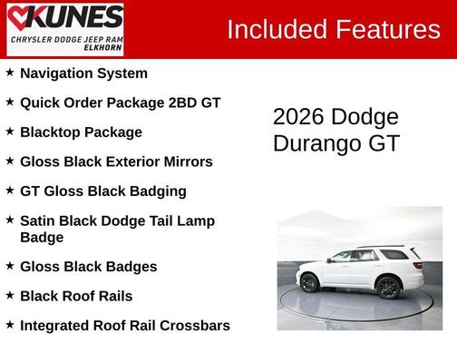 2026 Dodge Durango GT