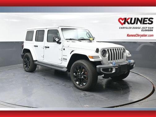 Bright White Clearcoat 2022 Jeep Wrangler Unlimited 4xe Sahara