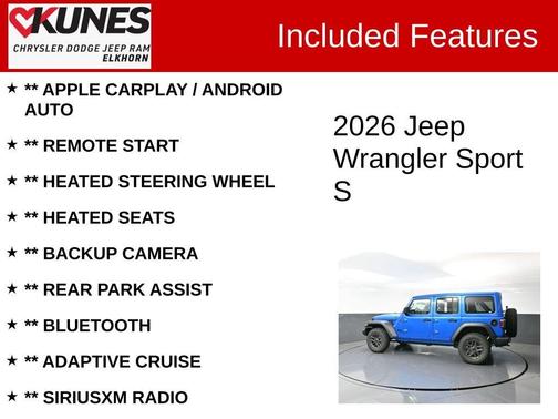 2026 Jeep Wrangler Sport