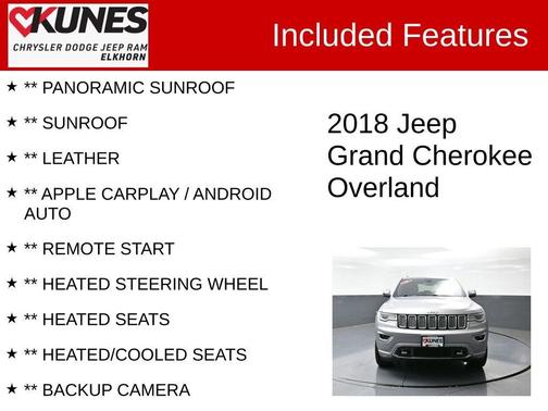 2018 Jeep Grand Cherokee Overland