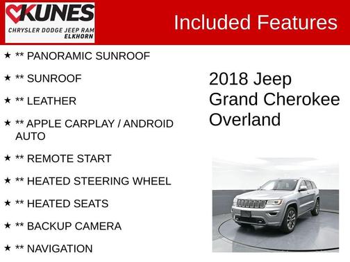 2018 Jeep Grand Cherokee Overland