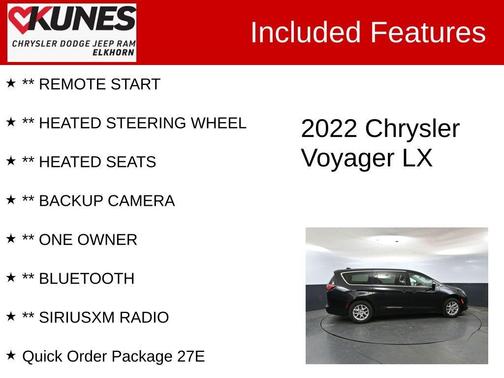 2022 Chrysler Voyager LX
