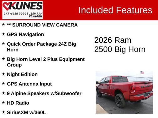 2026 RAM 2500 Big Horn