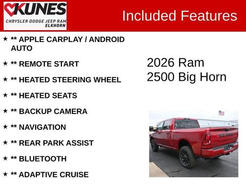 2026 RAM 2500 Big Horn