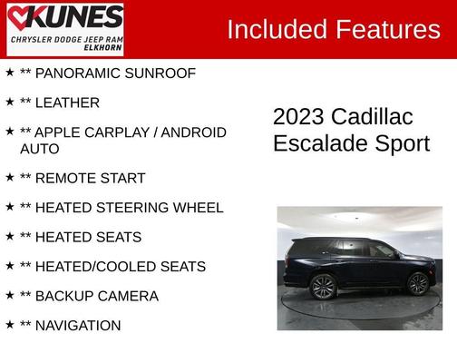 2023 Cadillac Escalade Sport
