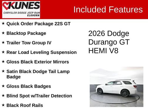 2026 Dodge Durango GT HEMI V8