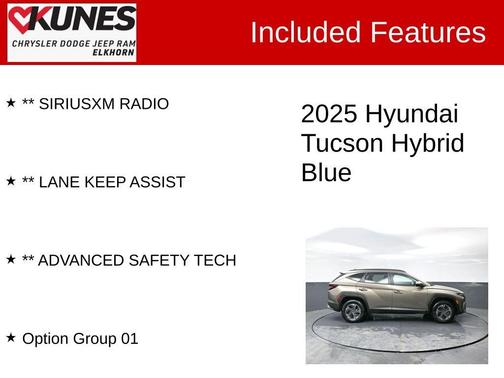 2025 Hyundai TUCSON Hybrid Blue