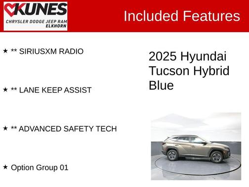 2025 Hyundai TUCSON Hybrid Blue